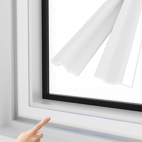 Miniatura 1 de Window Draft Stopper Sweep, Window Door Weather Stripping Strip,Self Adhesive Foam Weather Stripping,Door Sweep for Window and Door Insulation