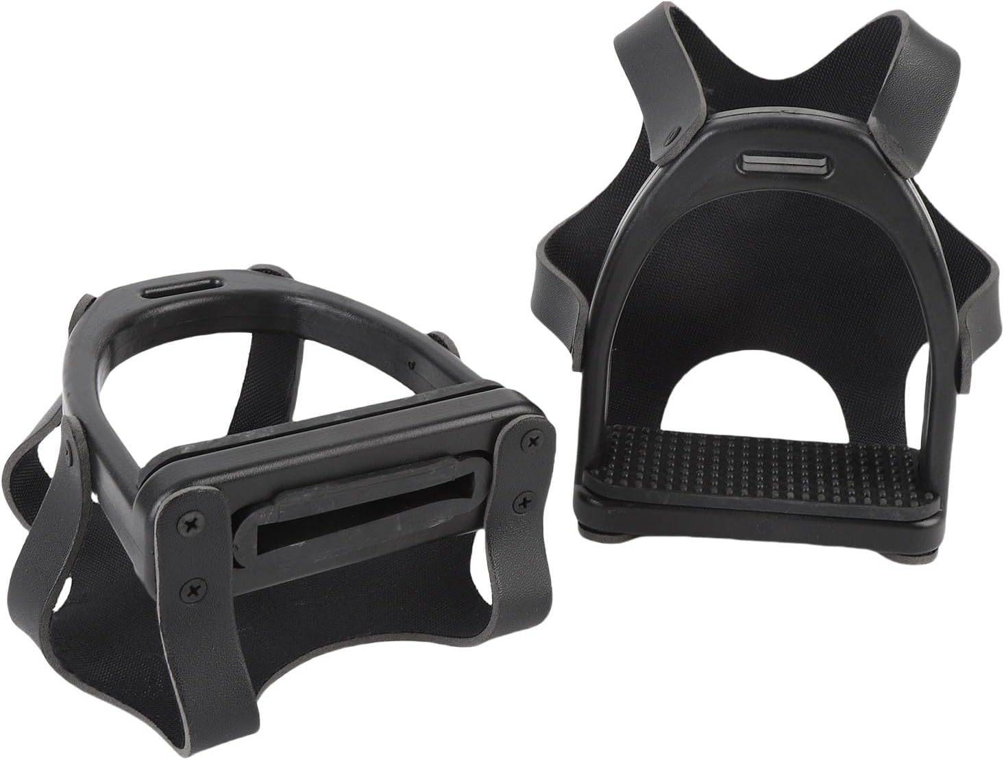 Horse Riding Stirrup Non Slip Safety Reinforced Equestrian Equipment with Net Cover 2pcs