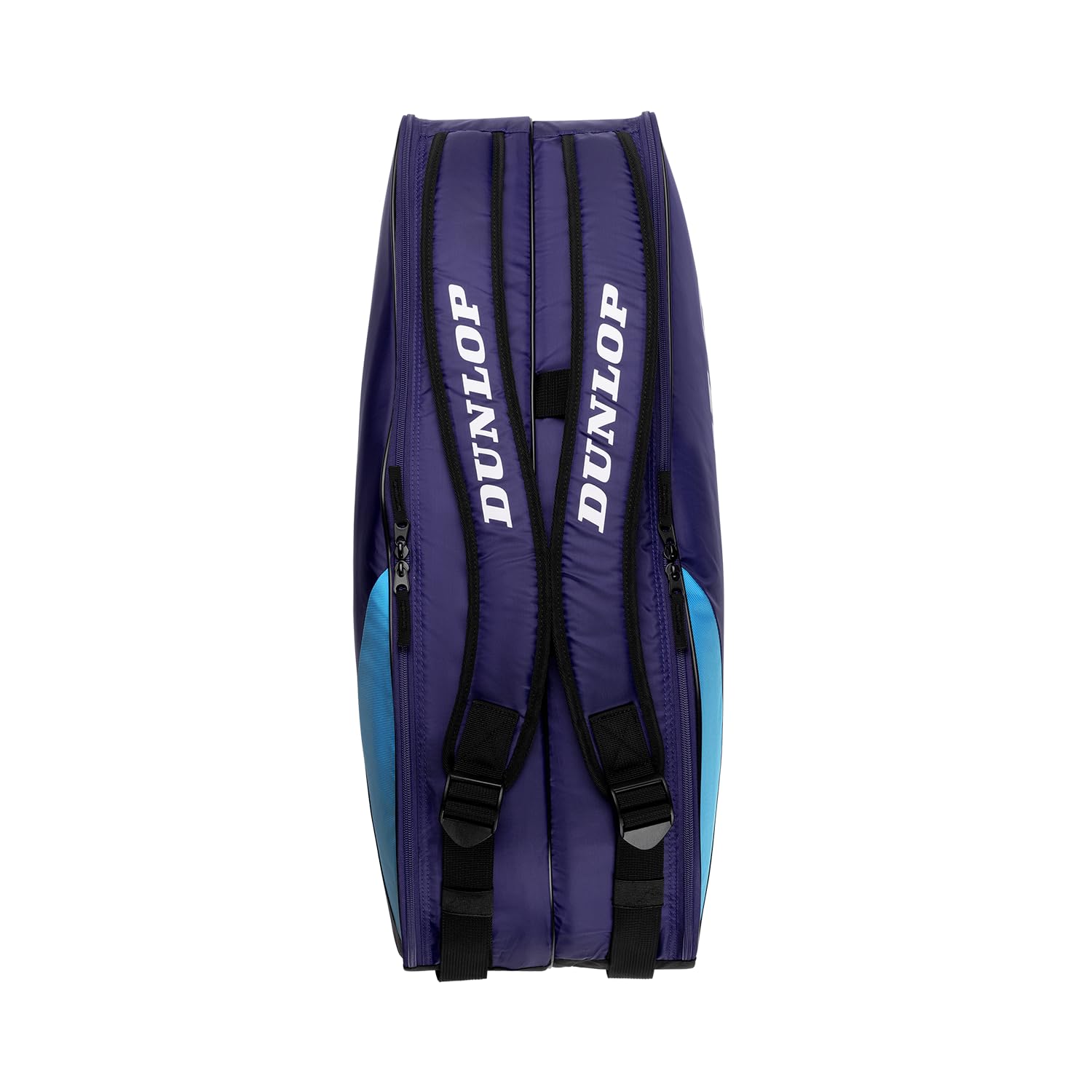 Dunlop FX Club 6 Racket Bag – Tennistasche für bis zu 6 Schläger, Violett/Schwarz/Cyan