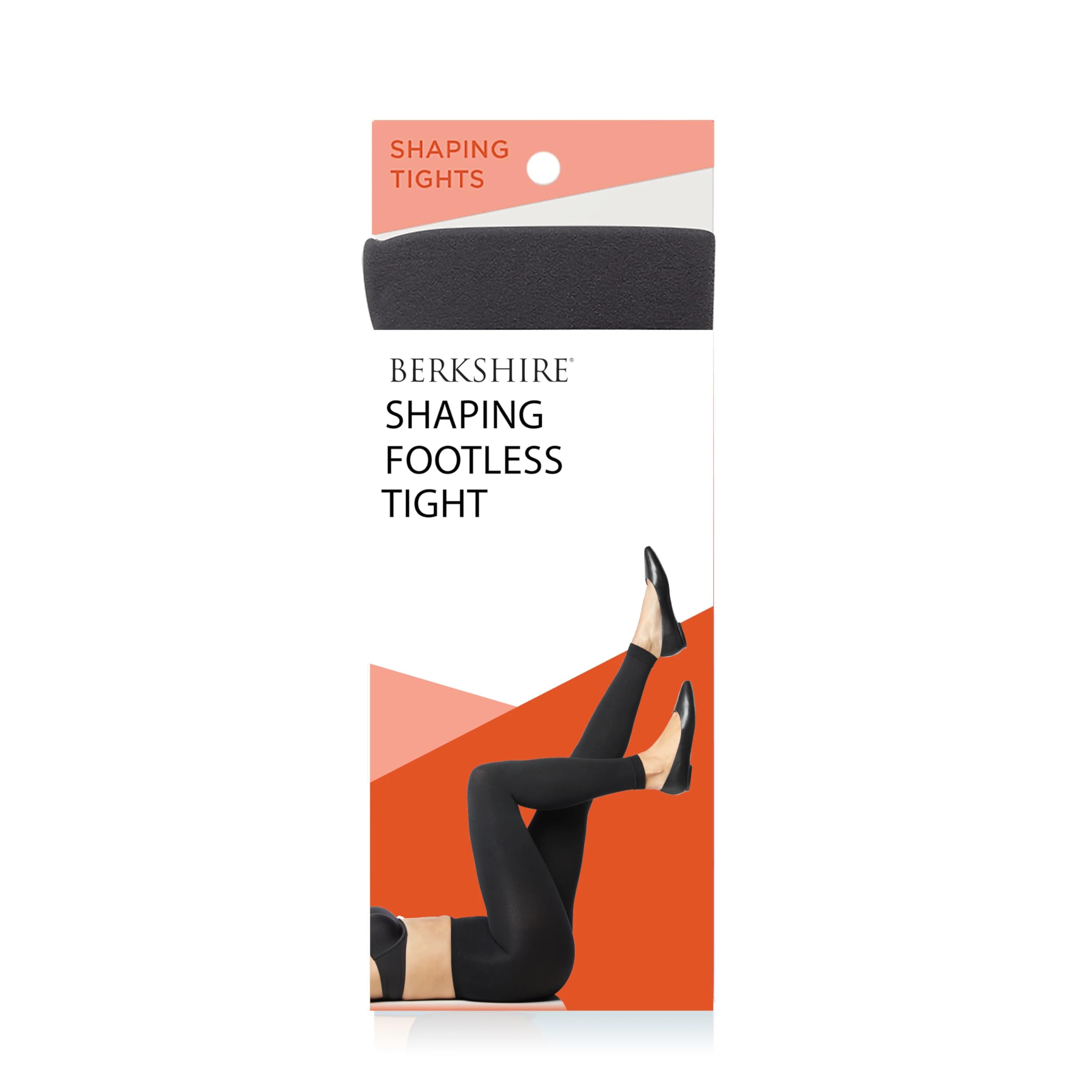 Berkshire - 4797 Women’s 90 Denier Opaque Shaping Footless Tights - Control Top, High Waist Shaping Tights For Women