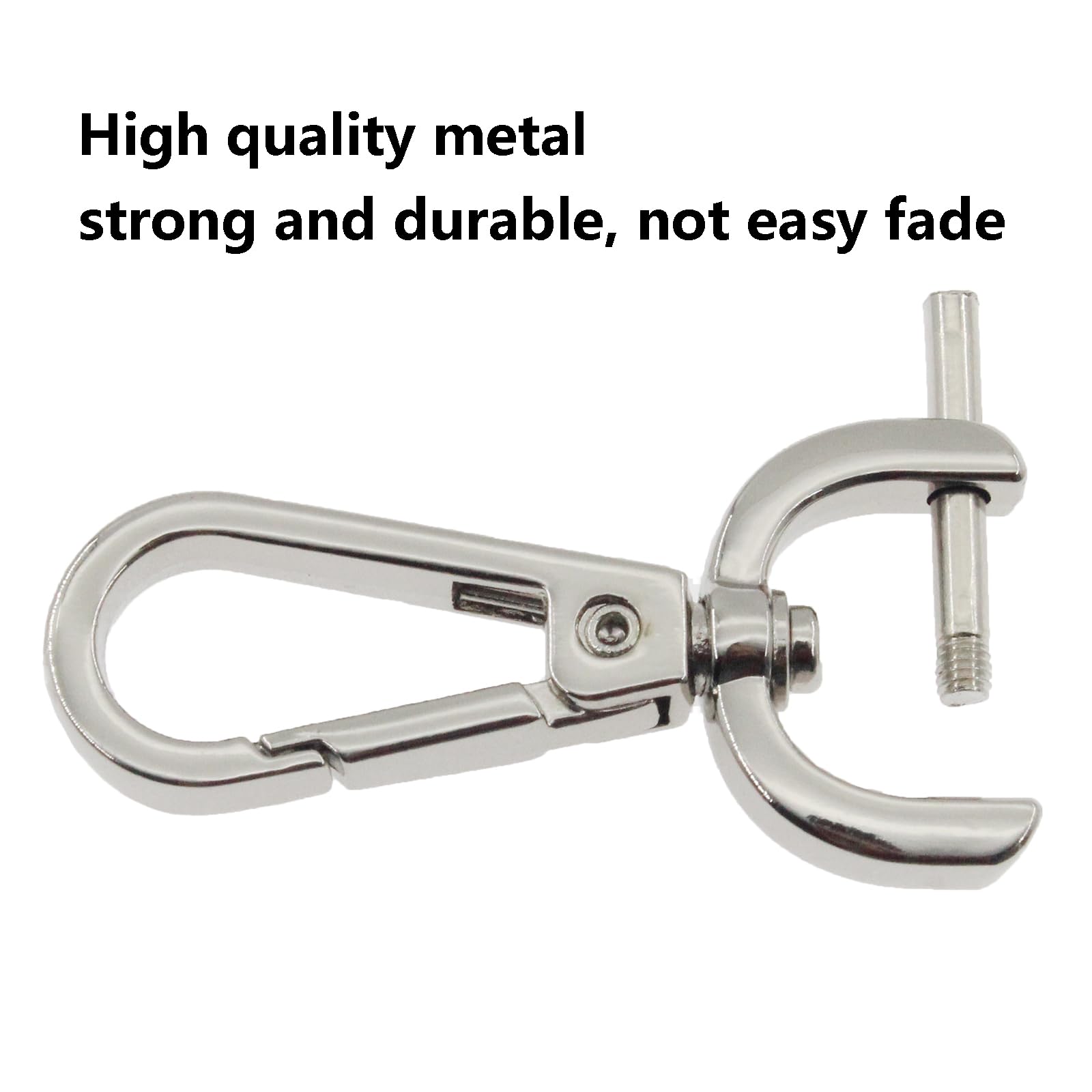 SAFYY Lot De 4 Mousquetons Pivotants, Mousquetons Amovibles