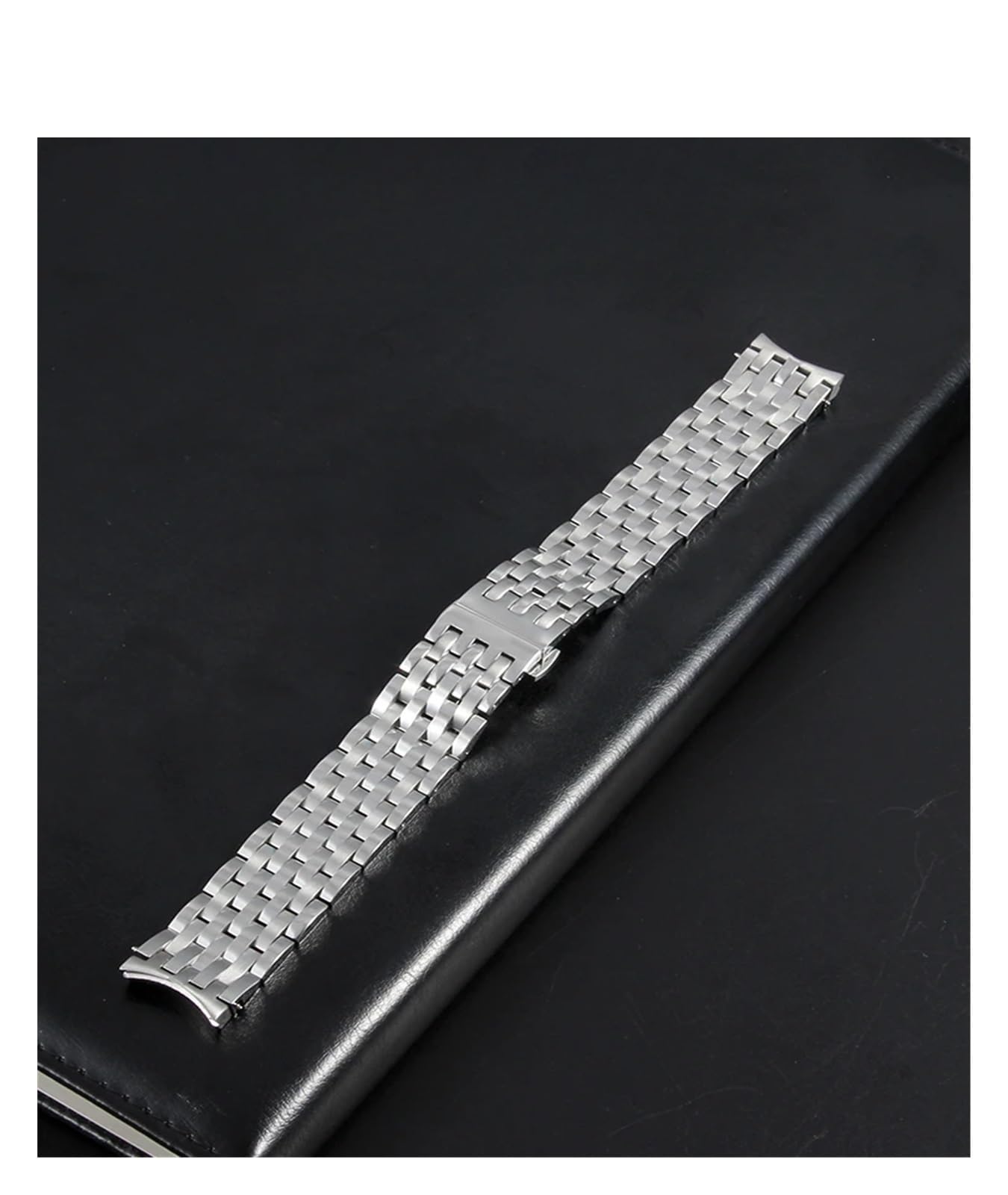 Compatible con Tissot 1853 Weiyi Series T038 Accesorios de reemplazo originales T038430a Maquinaria for hombres Correas de reloj plateadas impermeables de 19 mm
