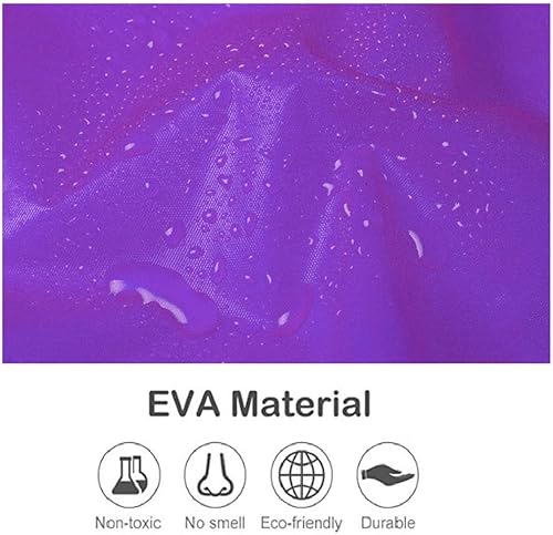 Miniatura 2 de RUISHYY Ponchos de lluvia para adultos, mujeres y hombres (paquete de 2 a 5), impermeables reutilizables de EVA con capucha, equipo de lluvia