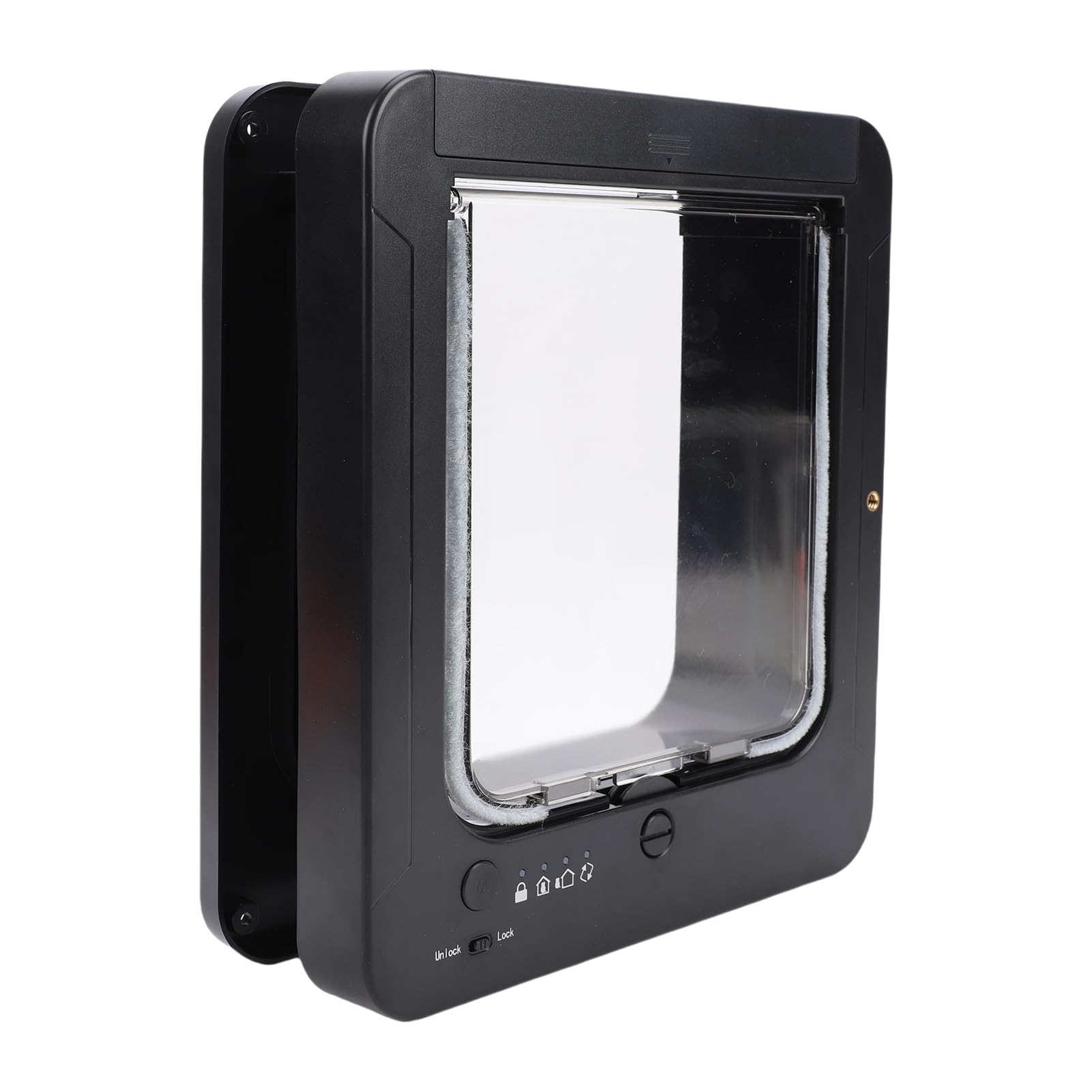 Puerta Inteligente para Gatos con Detección Eléctrica Automática, Puerta para Mascotas Activada por Collar, Solapa para Mascotas con Entrada Bidireccional para Gatitos y Perritos