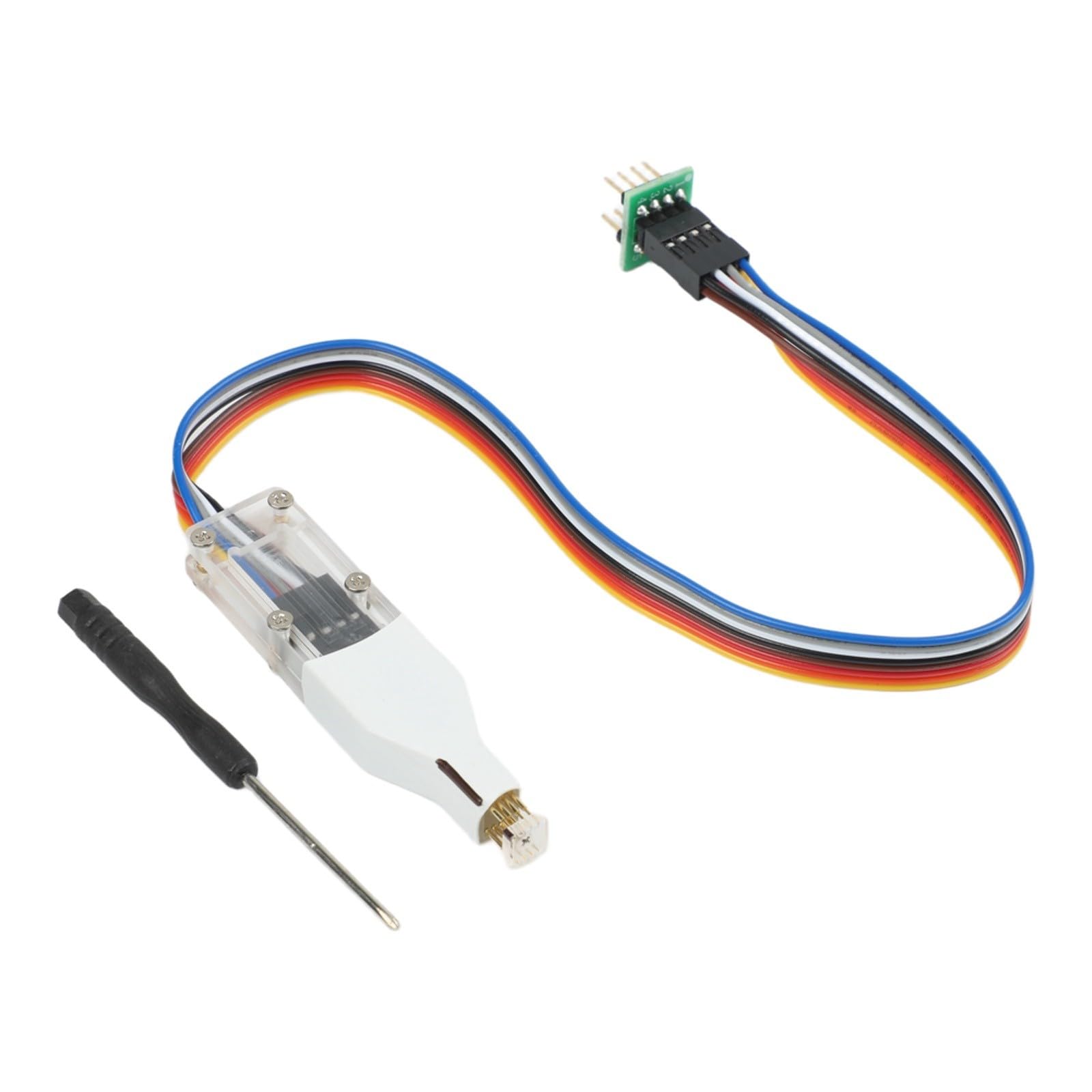 SOP8 SOIC8 WSON8 QFN8 Chip Test Cavo, 30 cm Programmazione Flessibile con Deflettore di Posizionamento Rimovibile, Adattatore passo 44mm a 85mm TV Computer Automotive Scheda madre