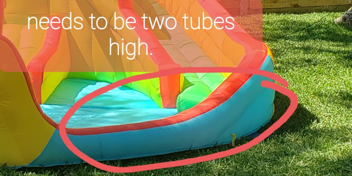 30/mo Finance WELLFUNTIME Inflatable Water Park with Blower Dual