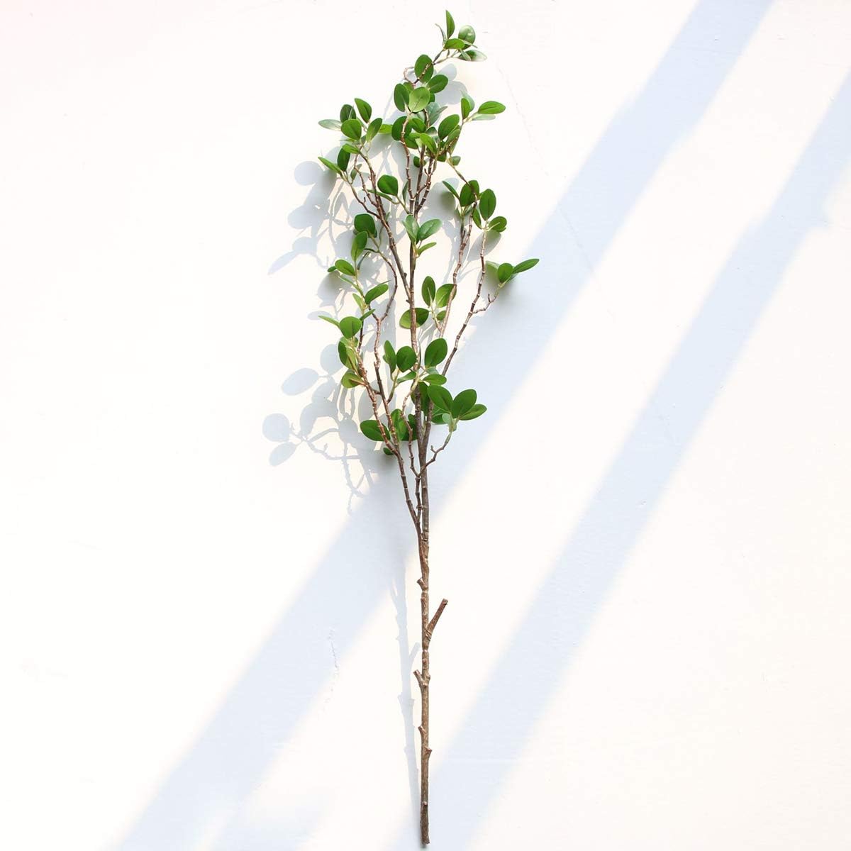 Buy Sunm Boutique 3pcs Artificial Ficus Branches Leaf Spray, Faux Silky