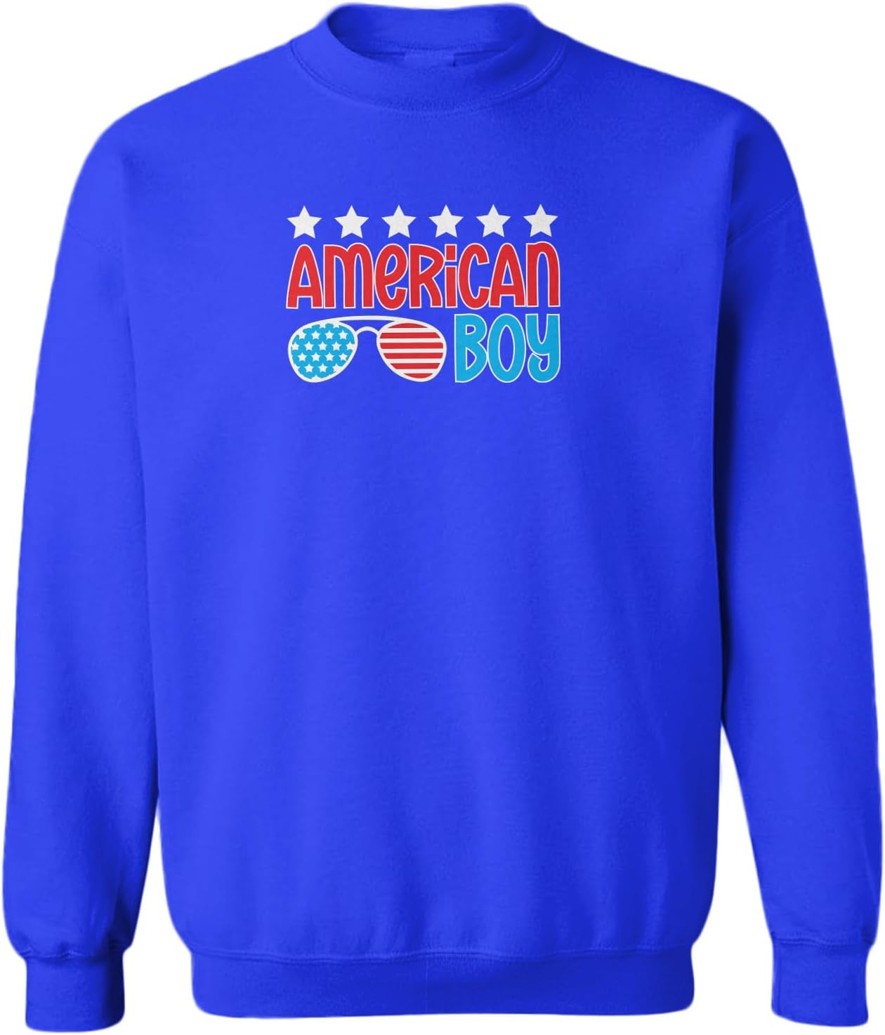 Haase Unlimited American Boy Sunglasses - 4th Of July Toddler Fleece Crewneck Sweater