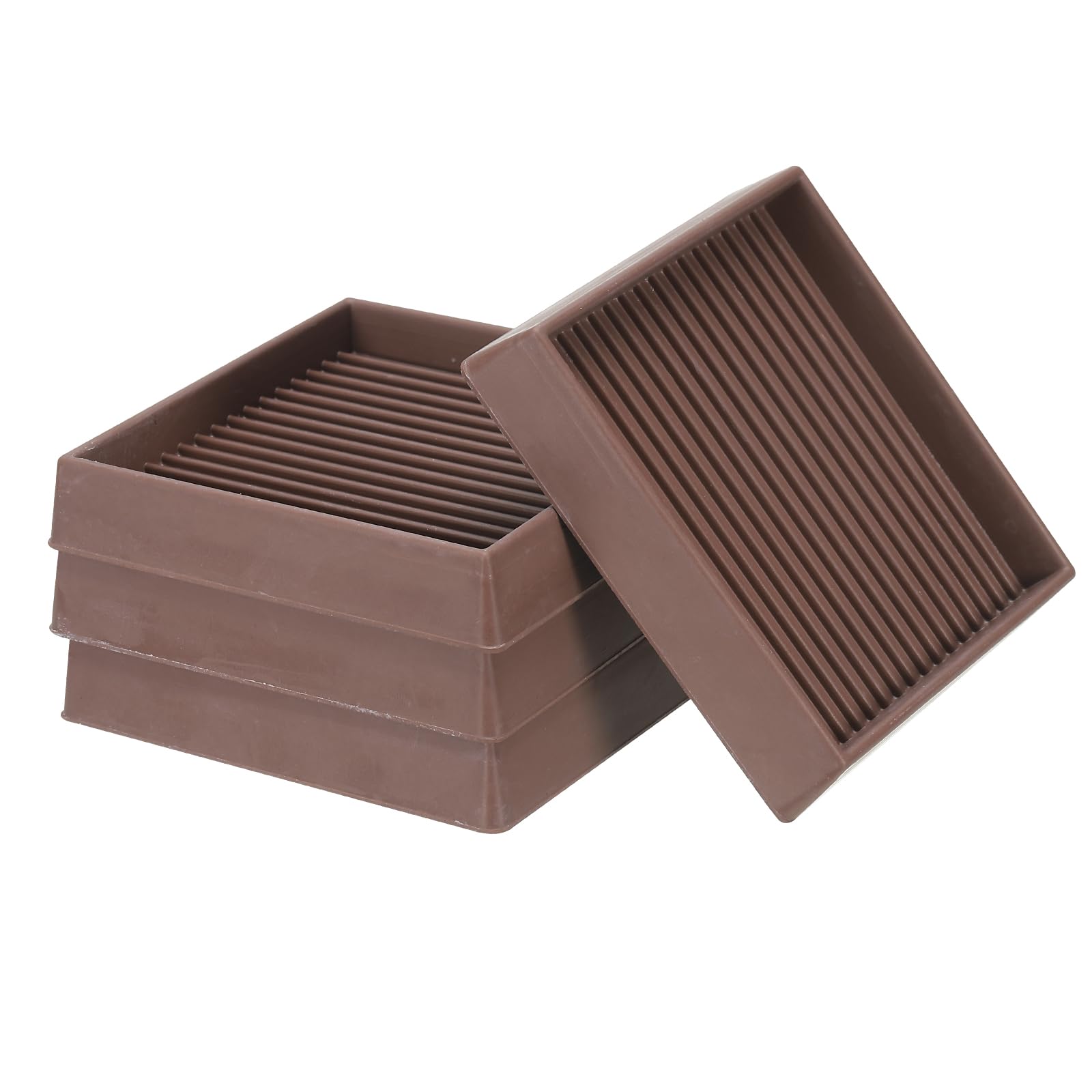PATIKIL 3"x3" Square Rubber Furniture Pads