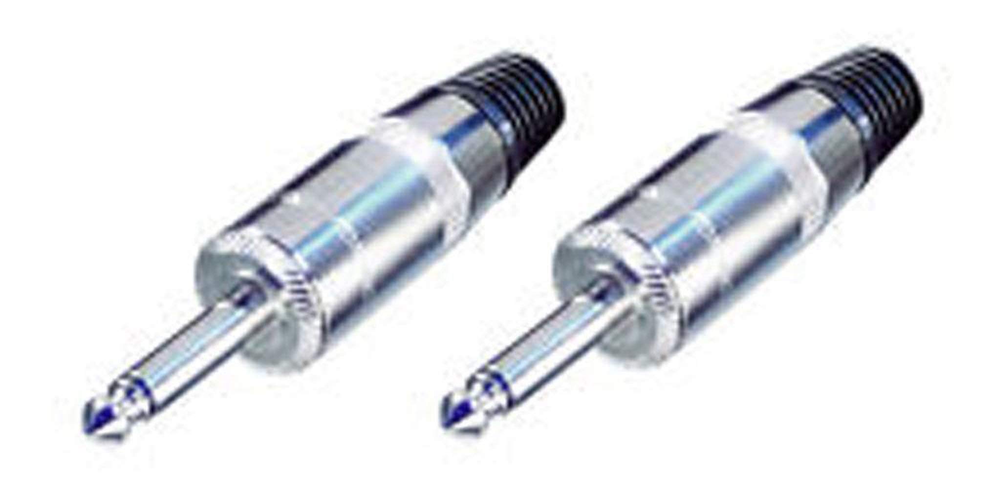 2 Neutrik Rean NYS225L 1/4" 6.35 mm Jumbo Speaker Connector w/8mm Cable Opening