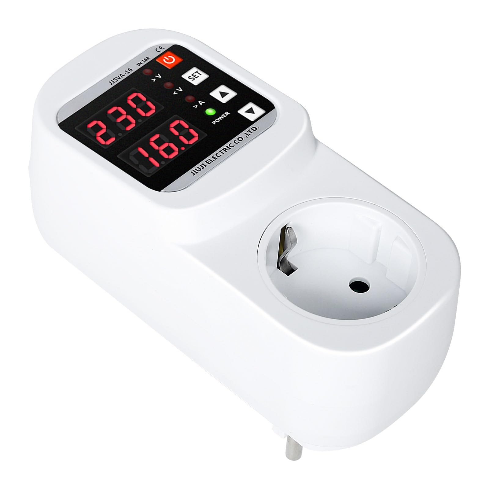 DEWIN Stabilizzatore di Tensione 220V 16A Protezione Sovratensione Sottotensione Sovracorrente