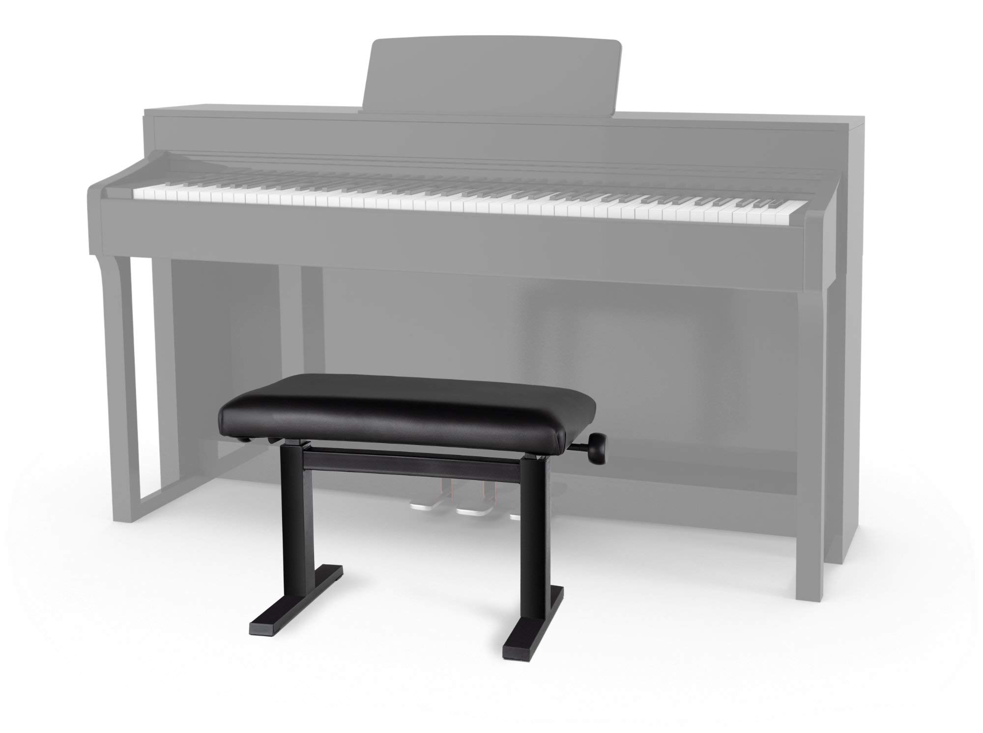 Classic Cantabile Banco de Piano hidráulico Negro