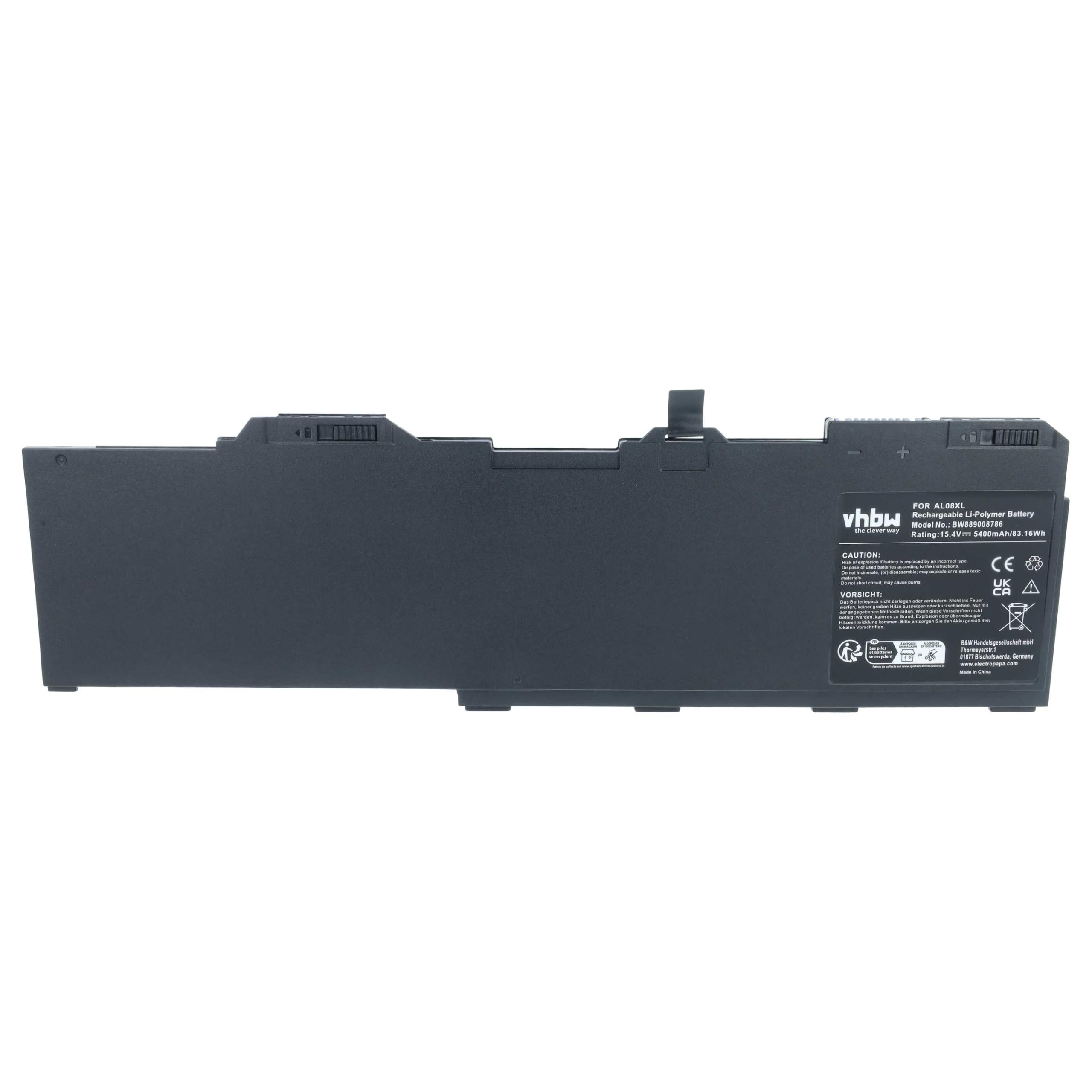 vhbw Batería Compatible con HP ZBook Fury 17 G8 50C83PA, Fury 17 G8 50C80PA