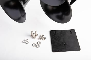 | Four Trumpet Air Horn (Black) | Low Pitch | Loud (152dB) - [V310B]
