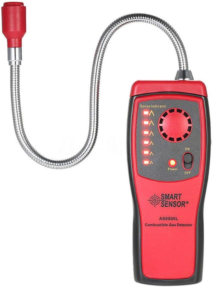 Gas Detector, Gas Leak Detector CD-100 Combustible Gas Detector Natural Gas,All Combustible Detector Meter Sensor With Alarm