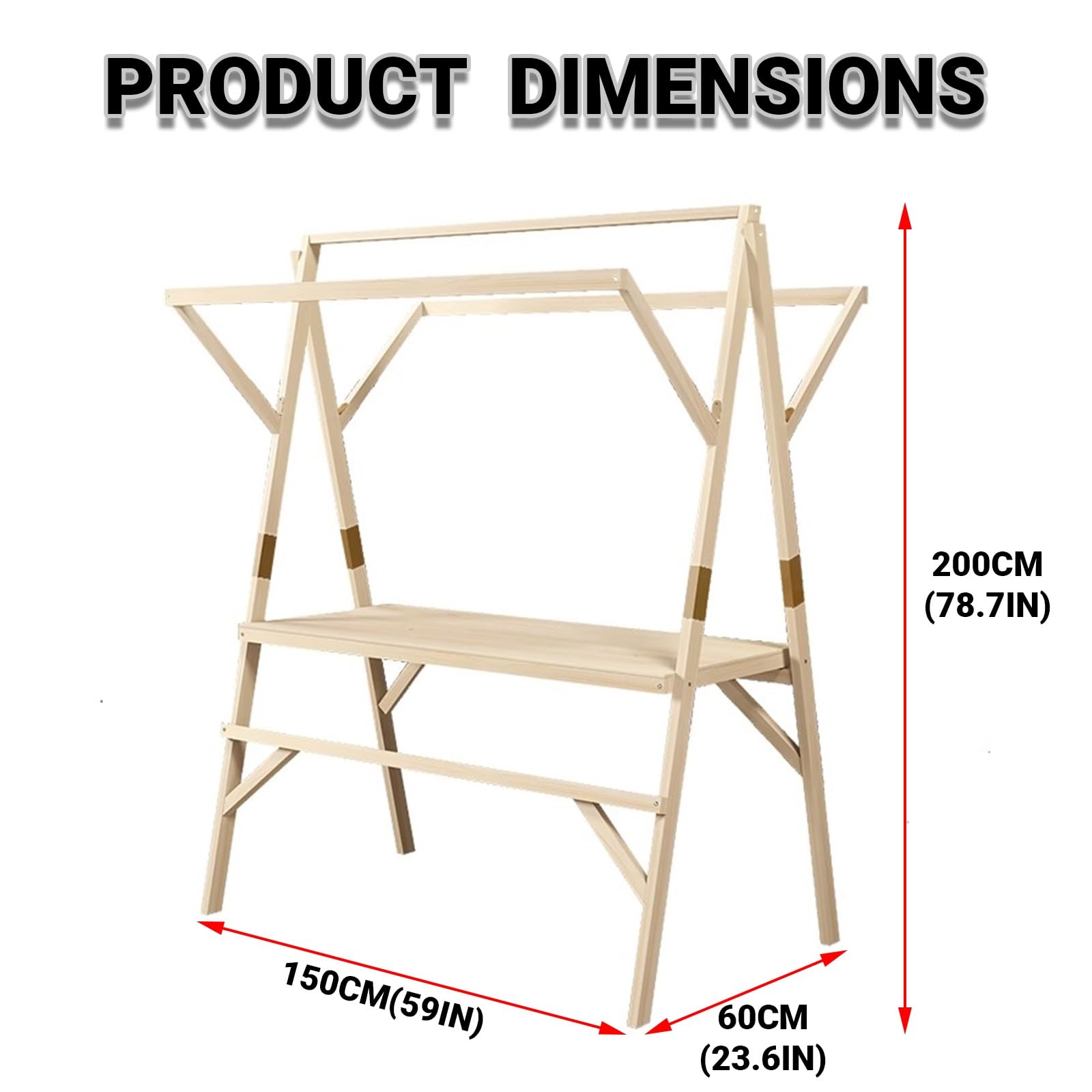 Faltbarer Holzstand Mit Gestreiftem Dach Für Snacks, Mobiler Verkaufsstand Für Lebensmittel, Leichter Marktstand Für Bauernmärkte, Straßenfeste Und Outdoor-Events