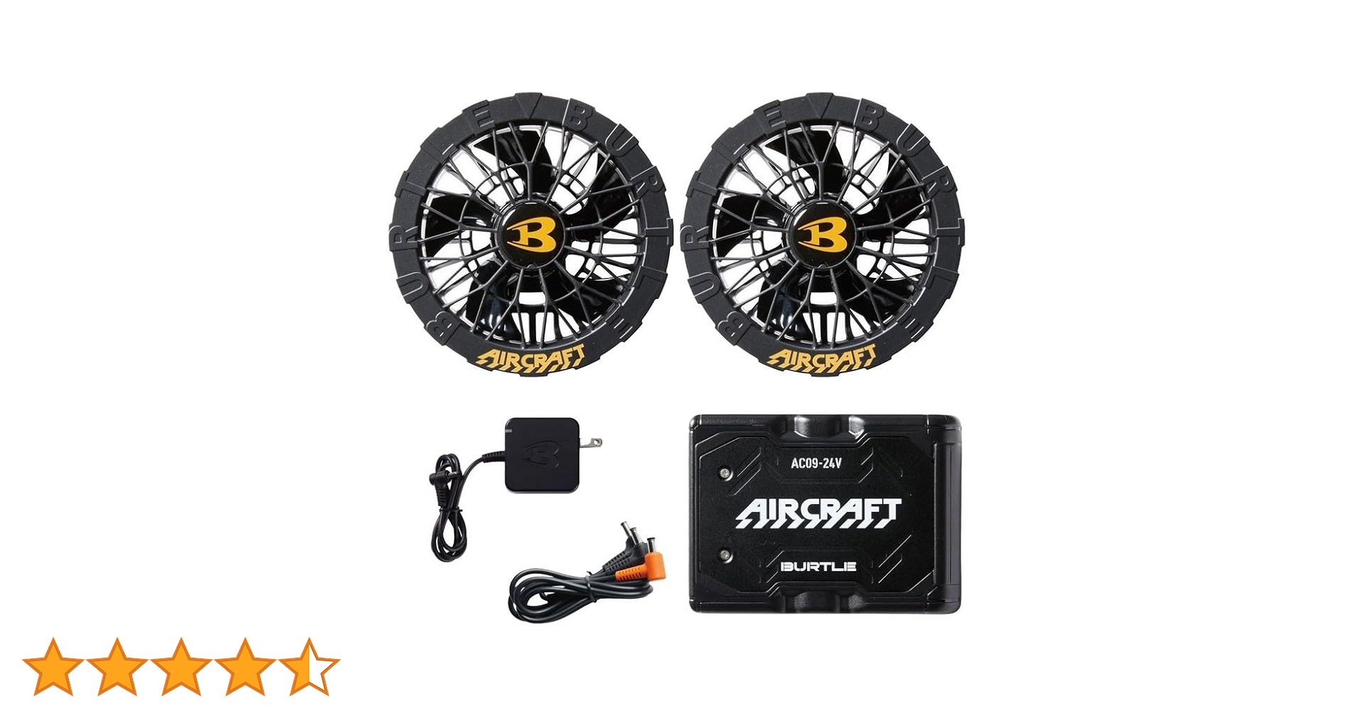 暑さ対策・冷却グッズ BURTLE AIRCRAFT 24V AC09-24V worktk_bt-fanbt1