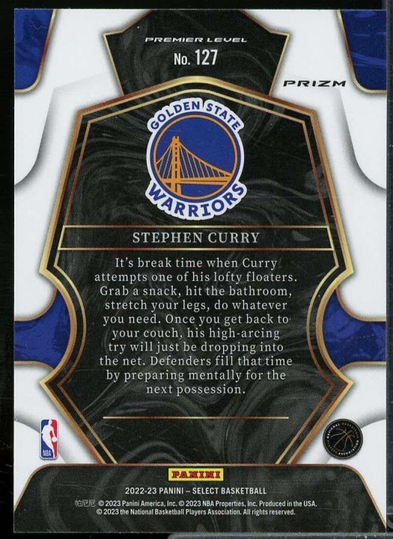 Stephen Curry Card 2022-23 Select Prizms Silver #127 - Unsigned Basketball Cards