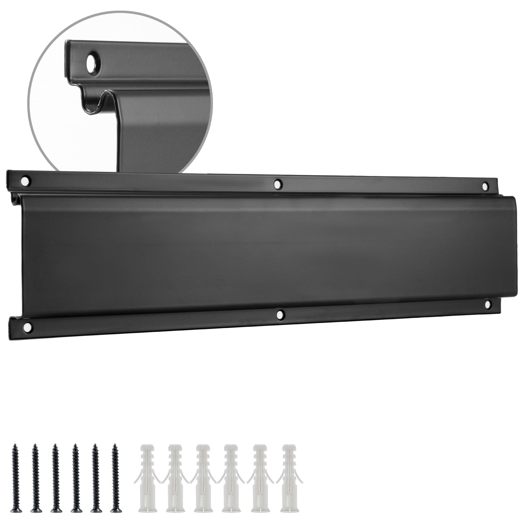 Sinoer , 1 organiseur à outils, 40,6 cm de long en métal, accessoires de montage sur rail pour outils de jardin, système de rangement SINOER compatible avec le système de rangement d'atelier/garage
