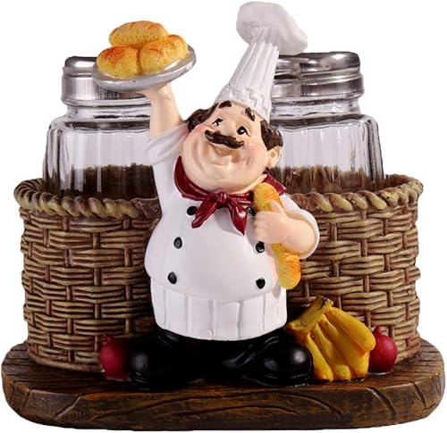 Juego de salero y pimentero de calidad prémium, para decorar tartas de chef francés, para cafeterías, casas de carne, restaurantes de hamburguesas,