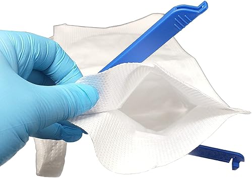 Miniatura 5 de Bolsas de hielo recargables con cierre de abrazadera y lazos, grandes, 6-12 x 14 pulgadas, reutilizable, fácil de llenar, para hospital, con