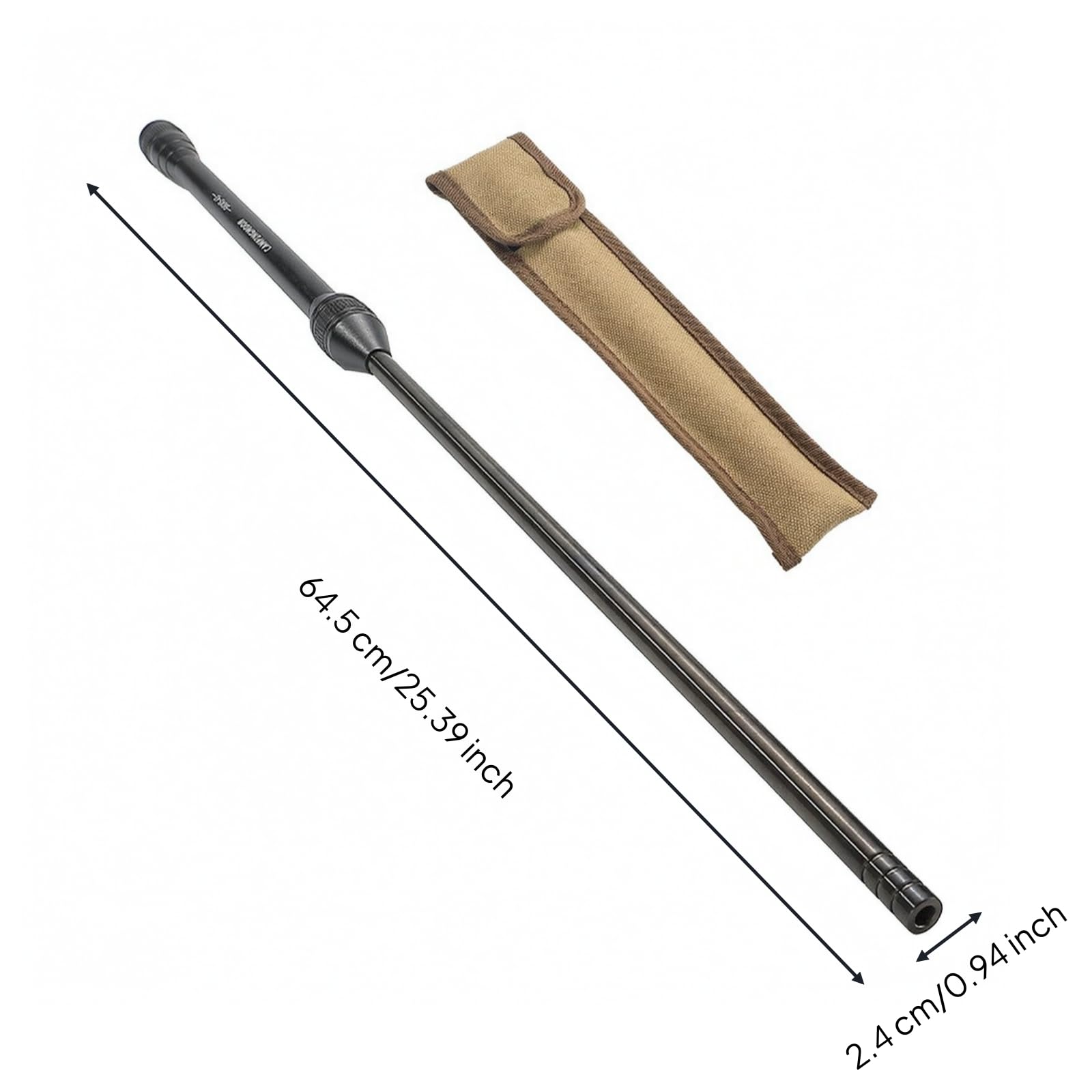 Tube à Souffler le Feu Compact | Alliage D'aluminium Léger, Soufflet, pour Camping, Barbecue, Randonneurs