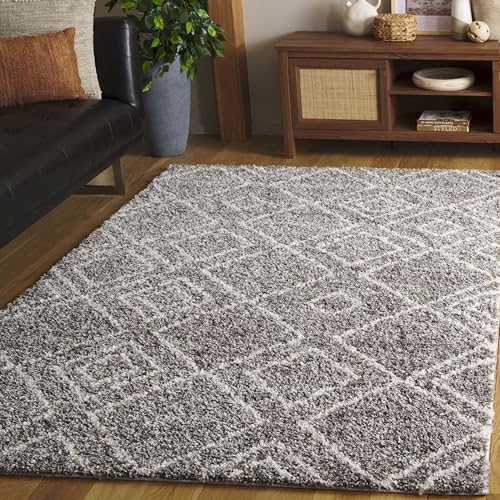 Tapete SAFAVIEH Arizona Shag 5'1" x 7'6" Boho Marrón