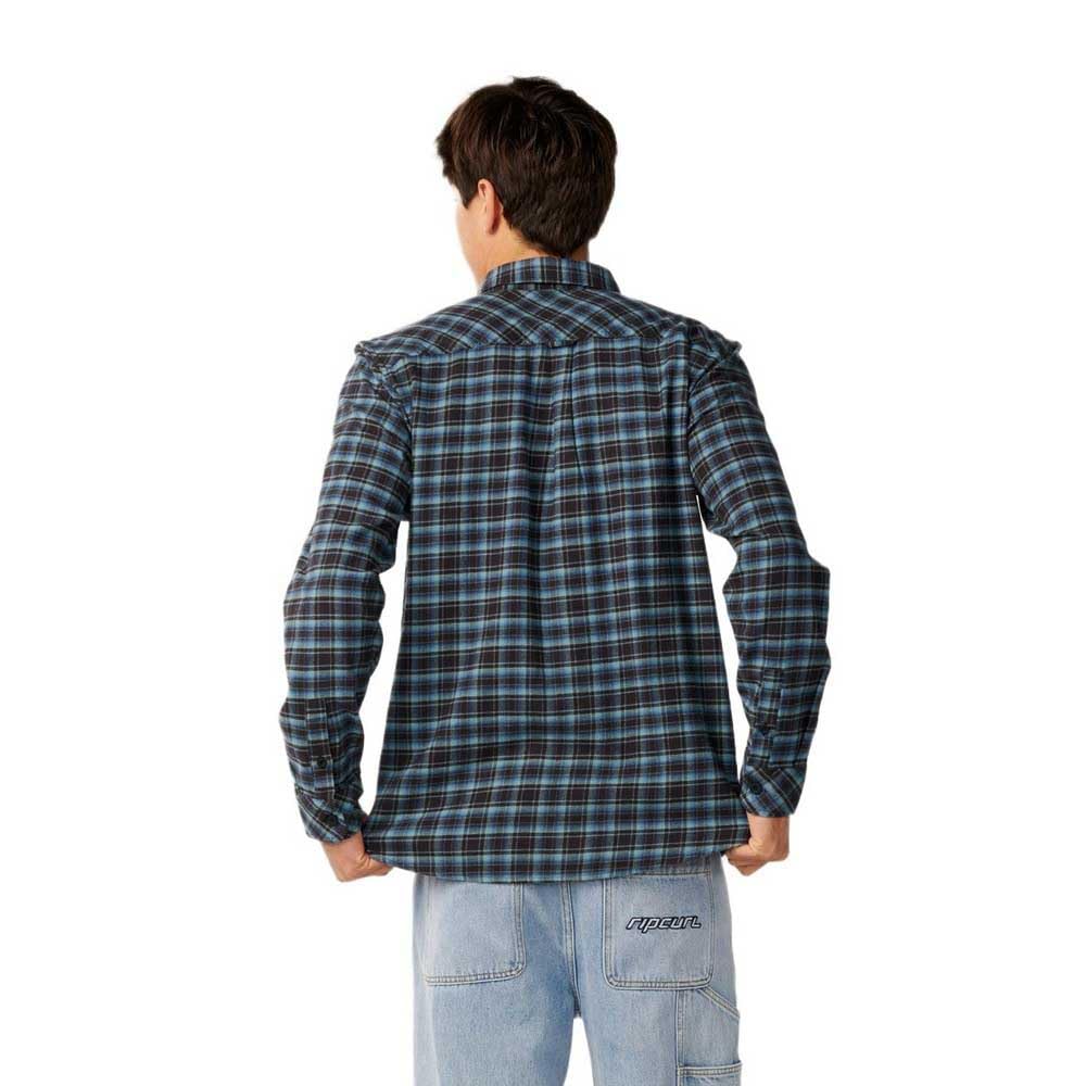 RIP CURL Camicia A Maniche Lunghe Classic Surf Checked in Flanne M
