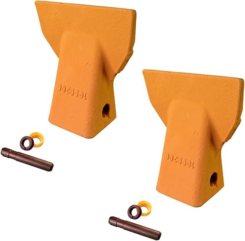 2 - Cat J200 Style Retroexcavadora Cuchara Flare Dientes con pasadores y retenedores - 109-9200
