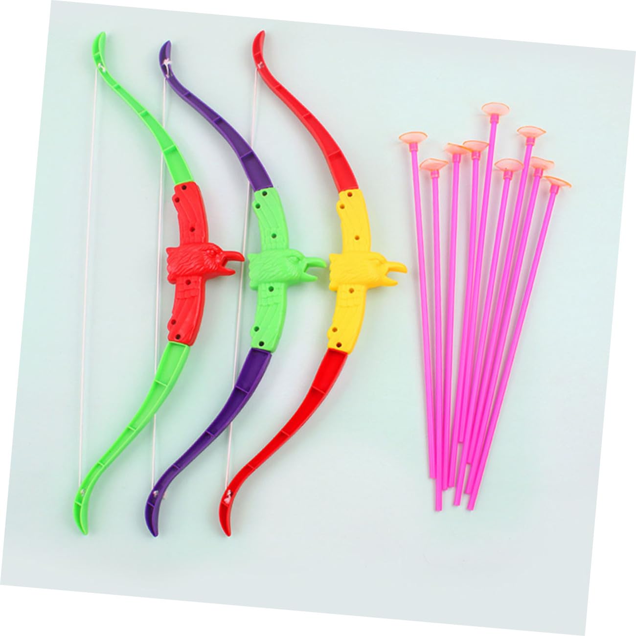ifundom 3ensembles Jeu De Tir à Arc Simulation pour Garçon Fille Jouet Extérieur Garçon Fille Cadeau Et Ergonomique Couleurs Aléatoires