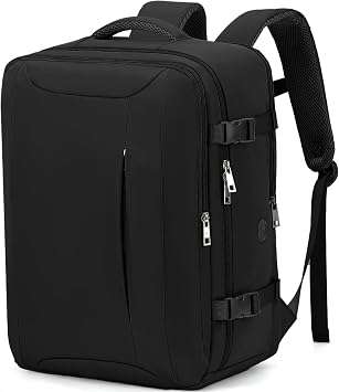 Travel Backpack, Carry On Backpack Airline Approved, 18x14x8 Travel Bag, 30L Personal Item Bag for Women and Men, Water Resistant Lightweight Weekender Bag, Casual Daypack for Business