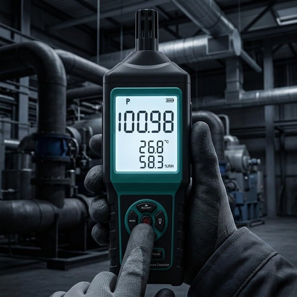 Baromètre Numérique Portatif AS509 Mesure 5 Paramètres