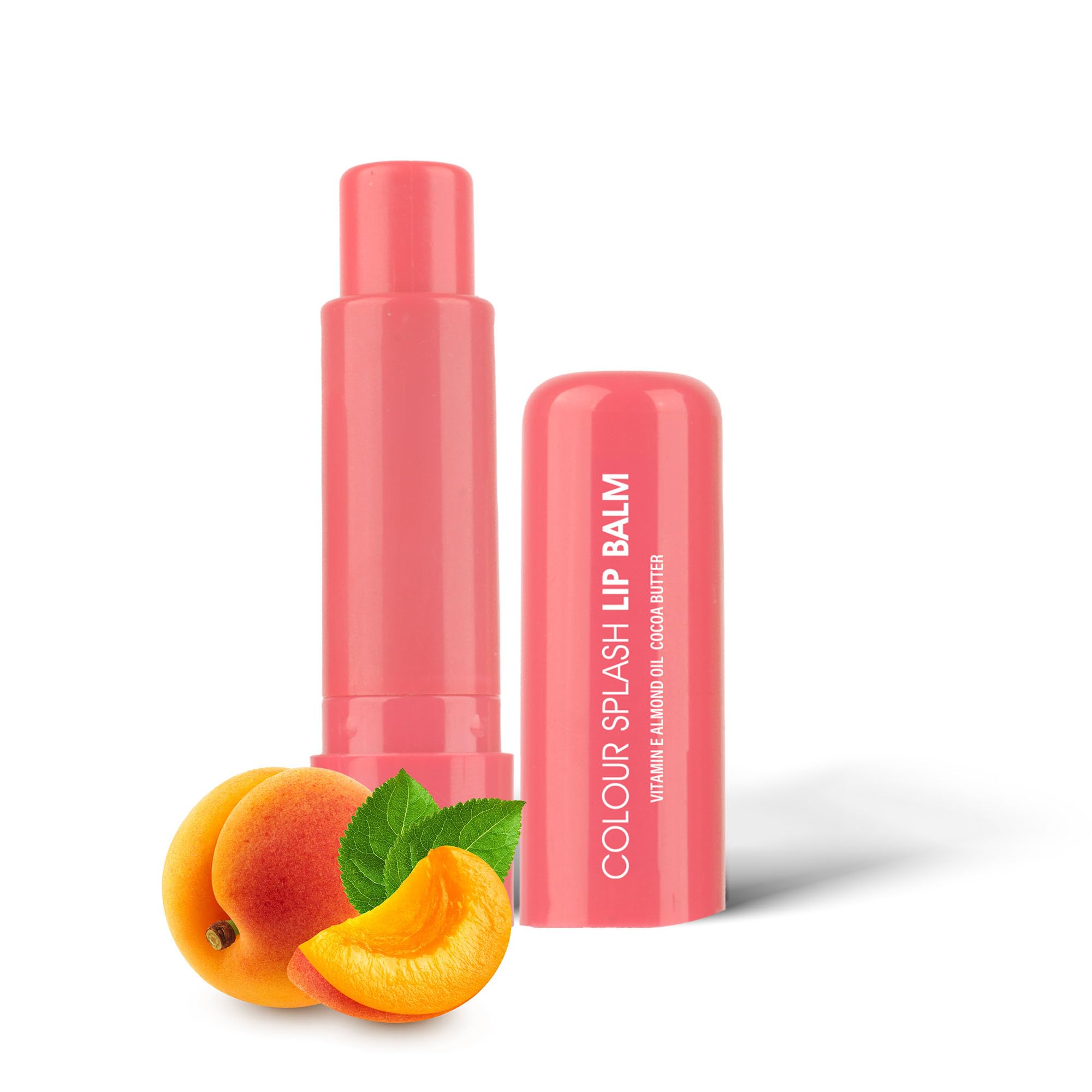 Hilary Rhoda Colour Splash Lip Balm | Moisturizing Lip Treatment with Vitamin E & Cocoa Butter | With SPF-15 | For Dry Chapped Lips | Intense Hydration - 3g (Apricot |Shade 04)-image-6