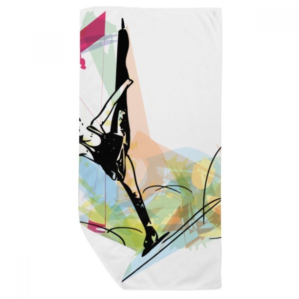 Serviette patinage artistique féminine pour rester au sec et au chaud à la patinoire