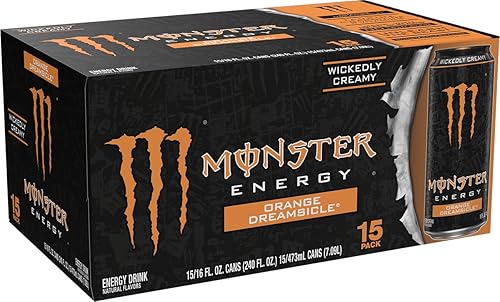 Miniatura 2 de Monster Energy Orange Dreamsicle, bebida energética, 16 onzas (paquete de 15)