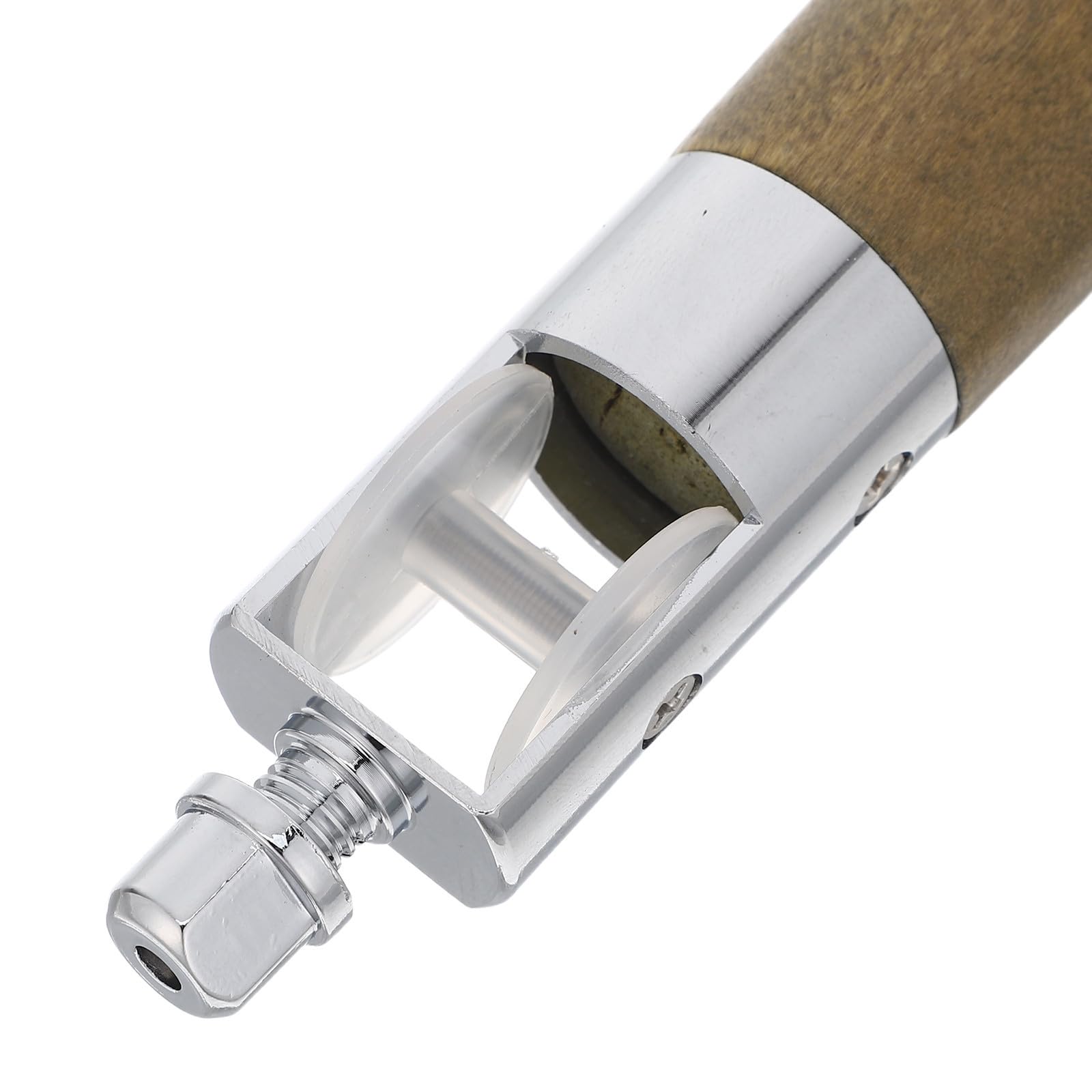 Healeved Kit Punteruolo per Cucire in Pelle con Manico in Legno e Filo Cerato, Utensile Professionale per Riparazioni e Artigianato, per Studi e Uso Domestico