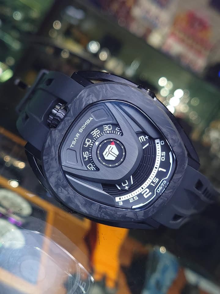 Image of Tsar Bomba Reactor Series Automatic Watch + Bezel Set | Futuristic Multi-Dial Time Display | Asymmetrical Case