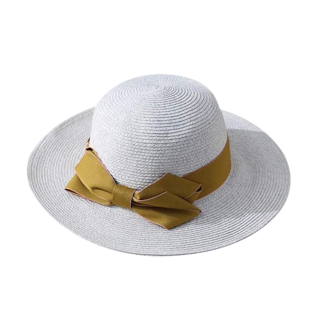Chapeau de paille femme avec larges bords un modèle pliable pour la plage et les loisirs