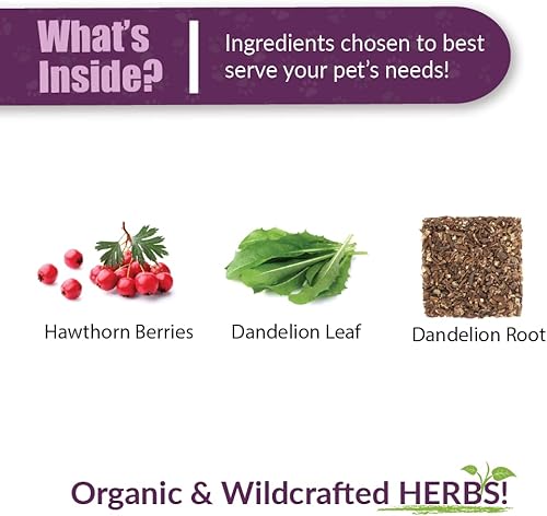 Miniatura 3 de Amber NaturalZ - Espino y diente de león - Cuidado del corazón - para Petz - 1 onza