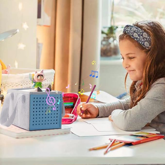 Vicloon Bag for Toniebox Starter Set and Accessories Storage Bag, Toniebox Audio Player Felt Organizer Bag, Travel Carrying Bag with Handle for Toniebox, Carrying Case Bag for Toniebox & Accessories