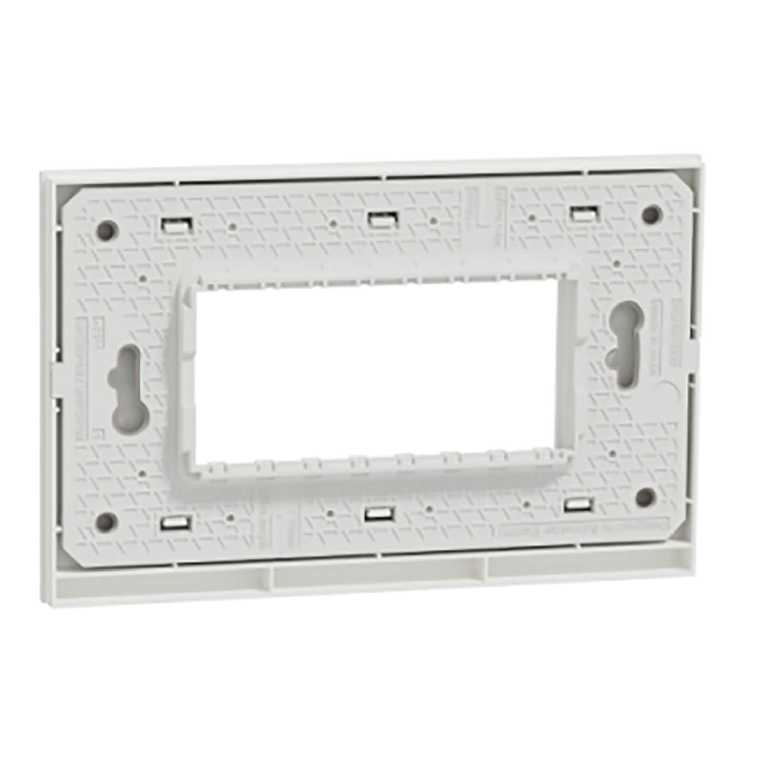 Schneider Electric Unica Pure-4M Plastic Surround & Gridplate, WE (Pack of 14) 3