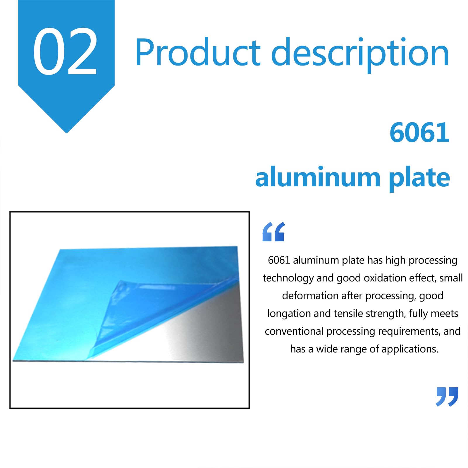 Blacha stalowa, Płyta aluminiowa Panel aluminiowy 6061 do części przemysłowych o długości boku 10 cm(Thickness:8mm)