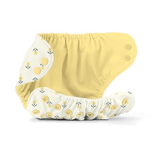 Miniatura 10 de Esembly Pañal exterior de tela, impermeable, pañal de natación, capa a prueba de fugas y transpirable sobre preplegados, planos o ajustados, pañal