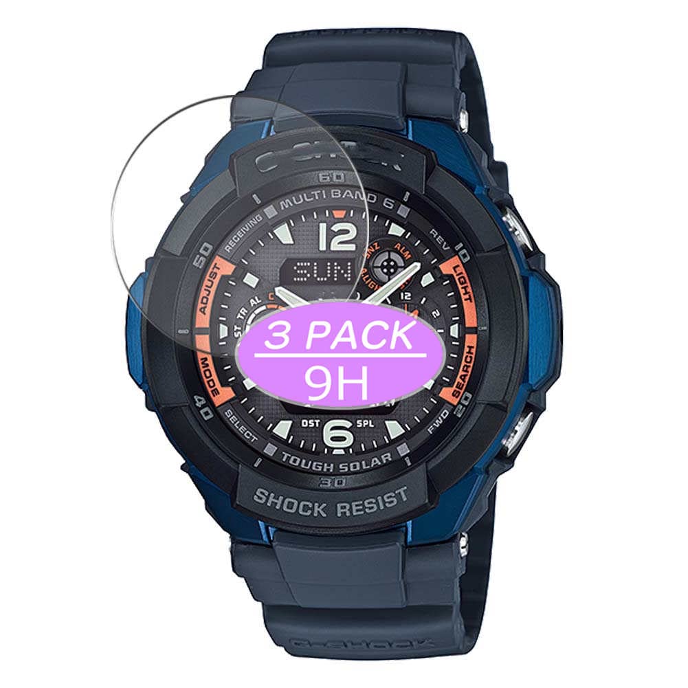 VacFun Pellicola Protettiva Trasparente X3 Per CASIO G-Shock GD350-8 / GD-350 - Film In TPU Auto-rigenerante (non Vetro) - 4