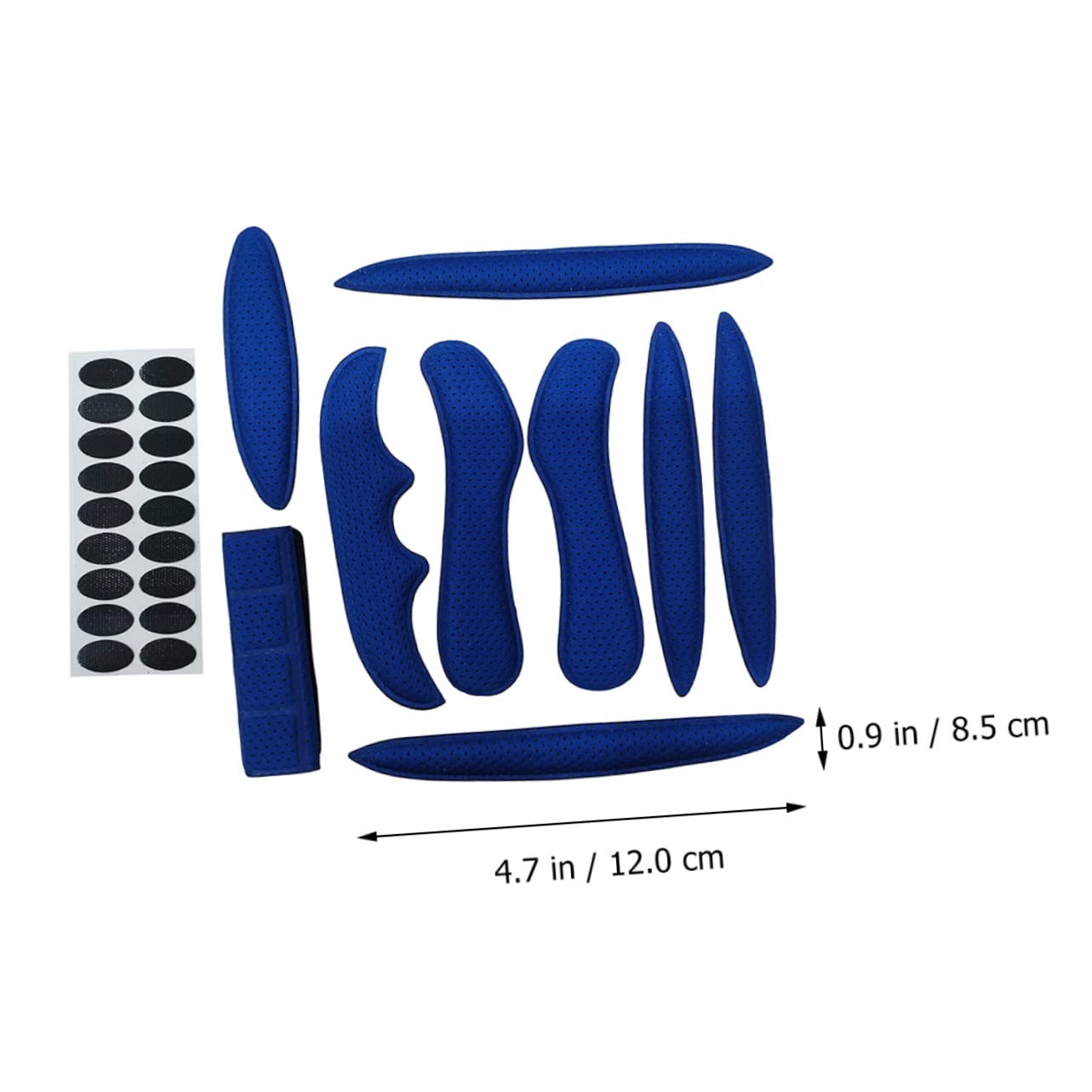 POPETPOP 1Set Helmet Padding Replacement Sponge Lining for Cycling Skating Sweat Absorbent Shock Absorbing Inner Padding with Safety Helmet Inner Pads