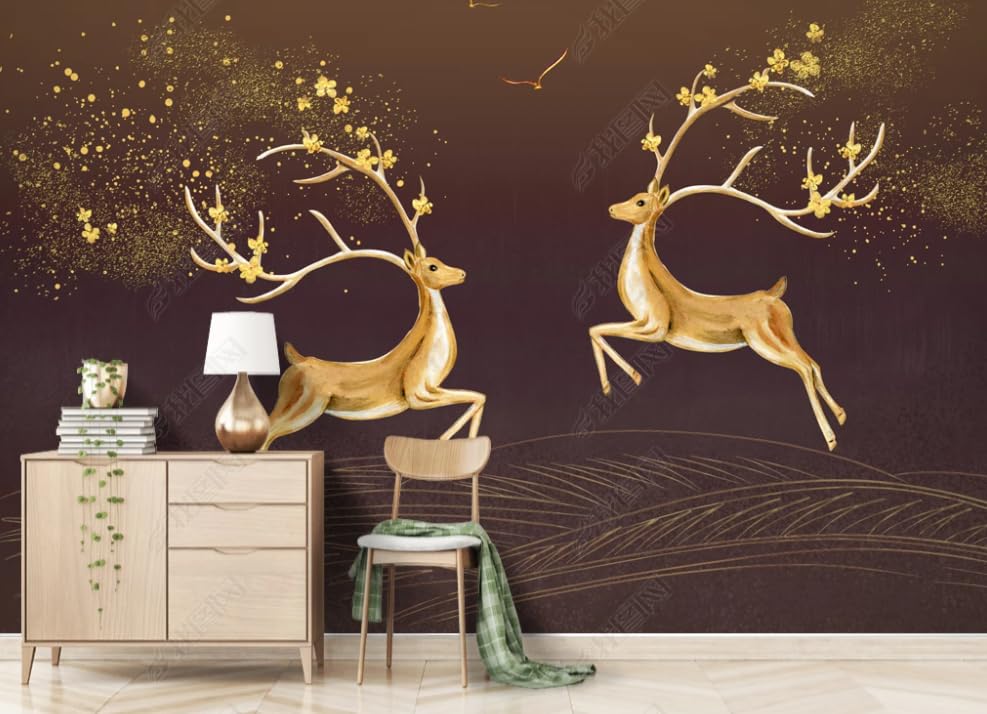 Papier peint intissé aquarelle abstraite 450x315 cm grand format mural - 2