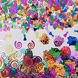 Birthday Confetti Gift Box, Curly #3013