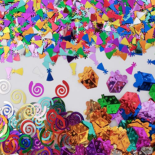 Birthday Confetti Gift Box, Curly #3013