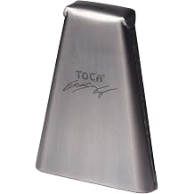 Toca Percussion Eric Velez Signature Nuyorican Salsa Bell - Medium Pitch, Matte Silver