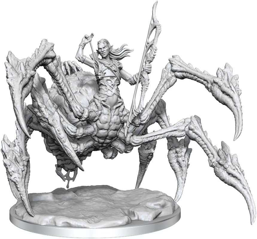 WizKids D&D Frameworks: Drider - Unpainted and Unassembled